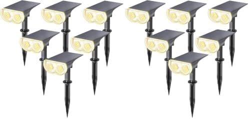 Linkind Halloween Solar Lights Outdoor Spotlight Waterproof RGB 6 Pack