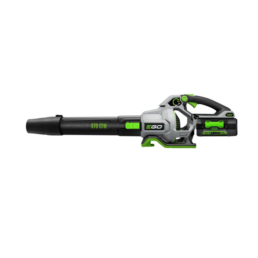 EGO POWER+ Cordless Electric Leaf Blower, 615 CFM, With Battery - LB6151