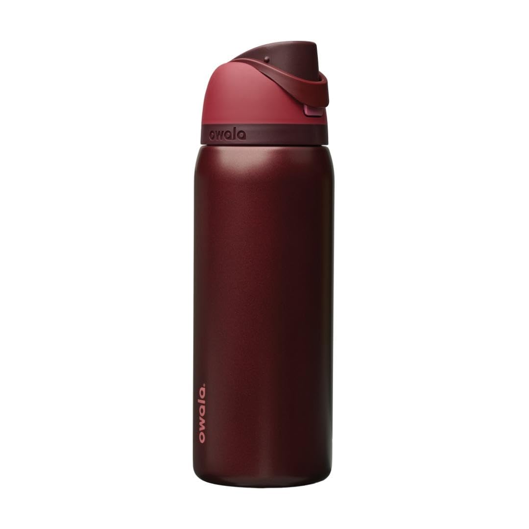 Owala FreeSip Stainless Steel Water Bottle 24 oz Foggy Tide