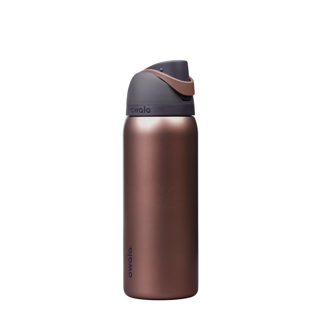 Owala FreeSip Stainless Steel Water Bottle 24 oz Foggy Tide