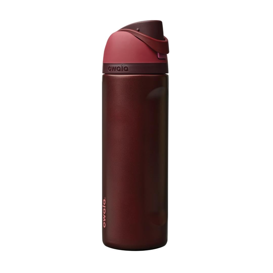Owala FreeSip Stainless Steel Water Bottle 24 oz Foggy Tide