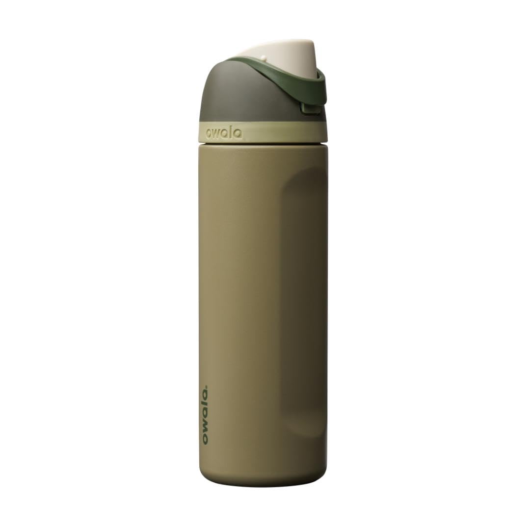Owala FreeSip Stainless Steel Water Bottle 24 oz Foggy Tide