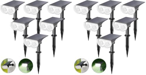 Linkind Halloween Solar Lights Outdoor Spotlight Waterproof RGB 6 Pack