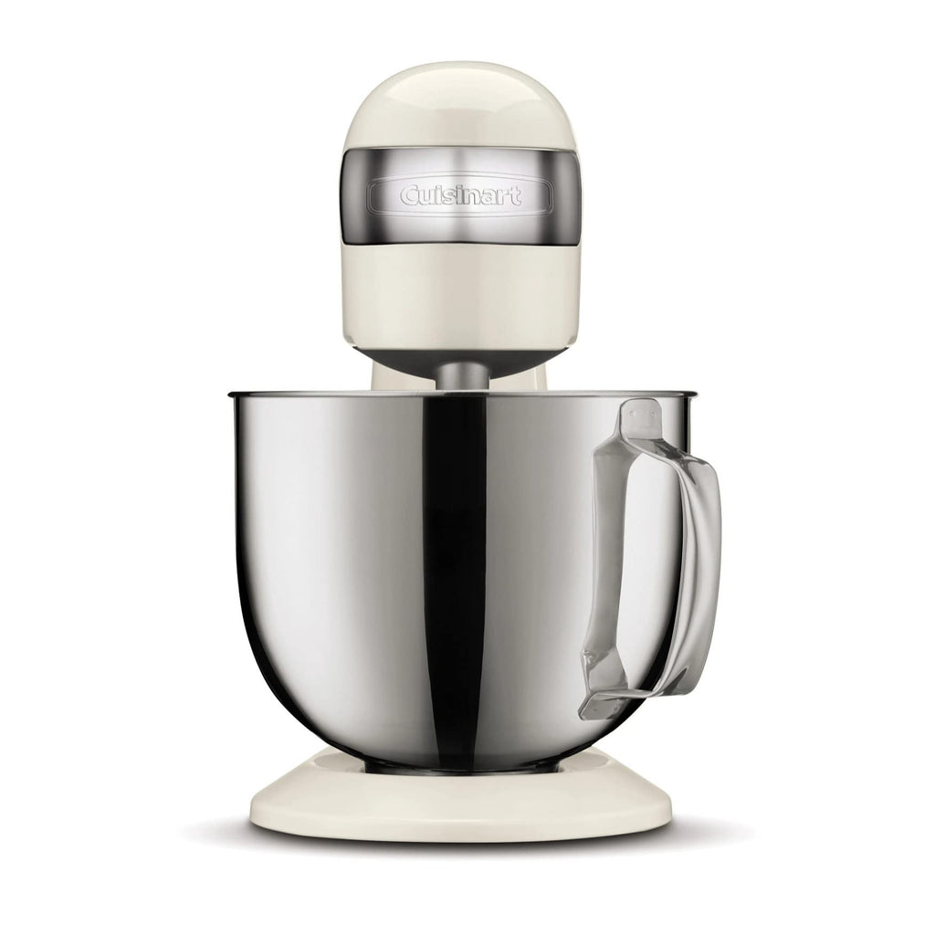 Cuisinart Stand Mixer, 12 Speed, 5.5 Quart Stainless Steel Bowl, Chef’s Whisk, Mixing Paddle, Dough Hook, Splash Guard w/ Pour Spout, Ruby Red, SM-50R, Manual