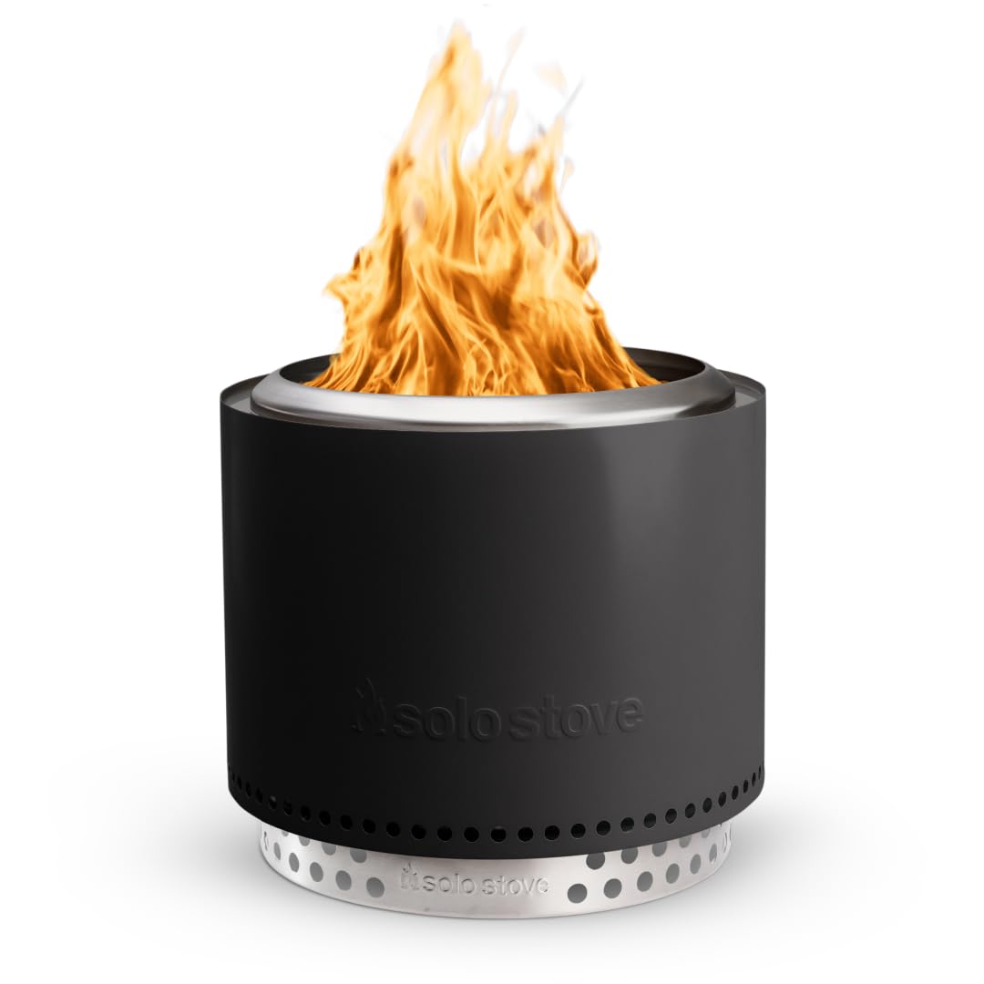 Solo Stove Bonfire w/Stand | 19.5" Smokeless Wood Fire Pit, Gunmetal