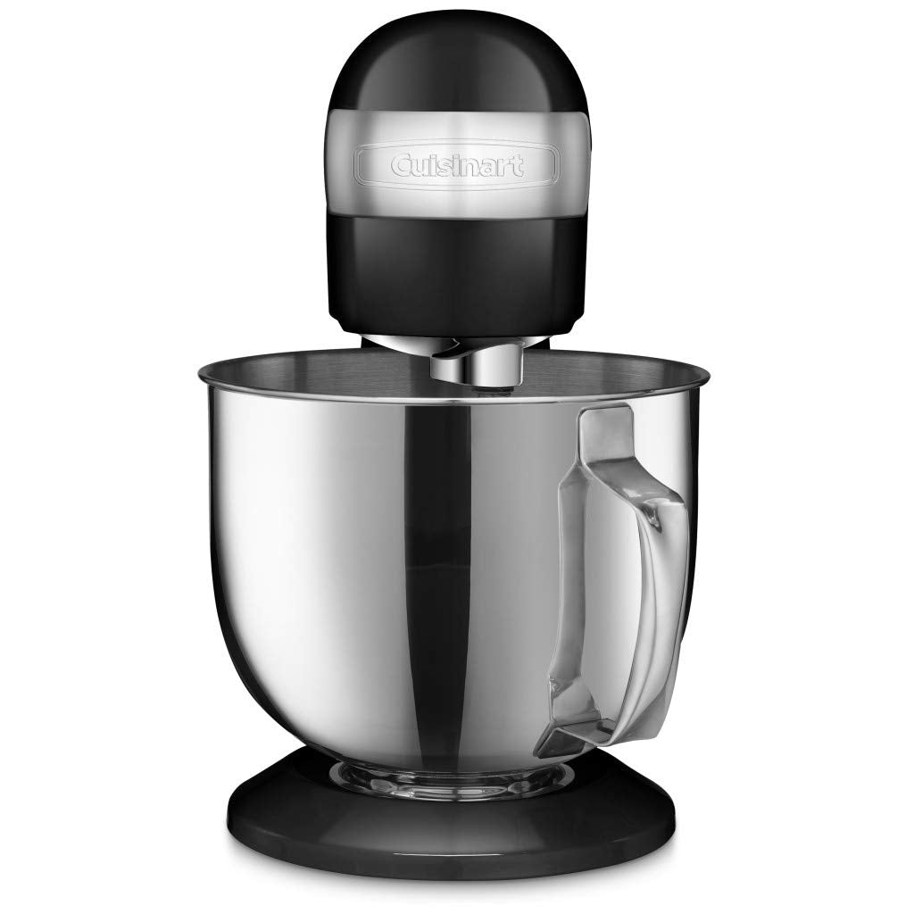 Cuisinart Stand Mixer, 12 Speed, 5.5 Quart Stainless Steel Bowl, Chef’s Whisk, Mixing Paddle, Dough Hook, Splash Guard w/ Pour Spout, Ruby Red, SM-50R, Manual