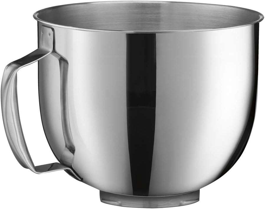 Cuisinart Stand Mixer, 12 Speed, 5.5 Quart Stainless Steel Bowl, Chef’s Whisk, Mixing Paddle, Dough Hook, Splash Guard w/ Pour Spout, Ruby Red, SM-50R, Manual