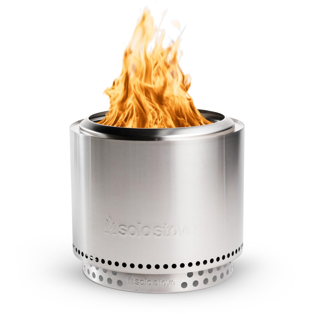 Solo Stove Bonfire w/Stand | 19.5" Smokeless Wood Fire Pit, Gunmetal