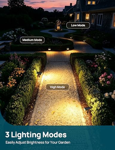 Linkind Halloween Solar Lights Outdoor Spotlight Waterproof RGB 6 Pack