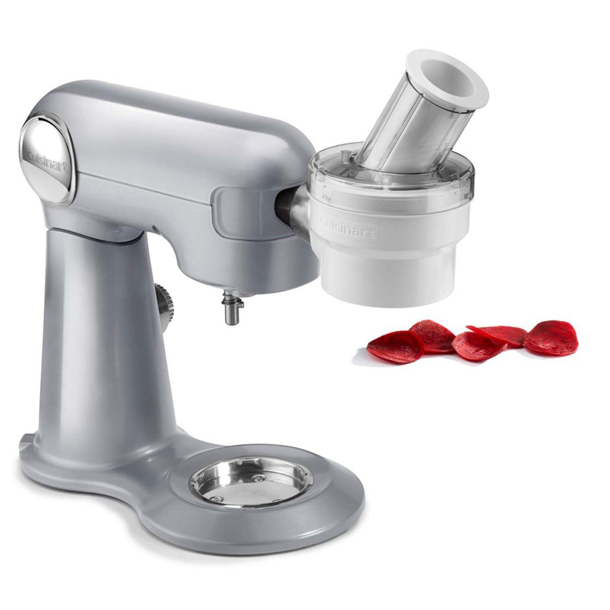 Cuisinart Stand Mixer, 12 Speed, 5.5 Quart Stainless Steel Bowl, Chef’s Whisk, Mixing Paddle, Dough Hook, Splash Guard w/ Pour Spout, Ruby Red, SM-50R, Manual