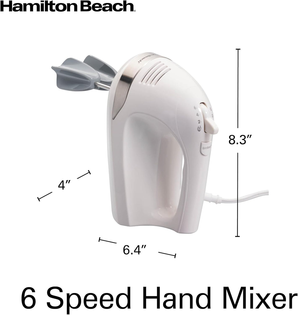 Hamilton Beach 6-Speed Electric Hand Mixer With Easy Clean Beaters