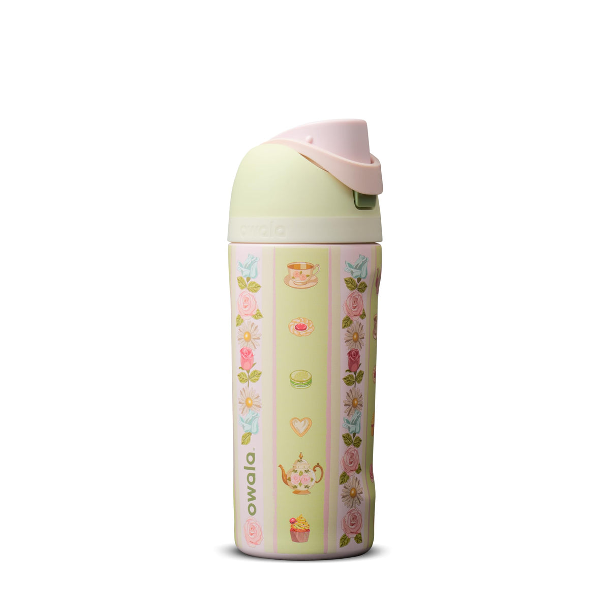 Owala FreeSip Stainless Steel Water Bottle 24 oz Foggy Tide