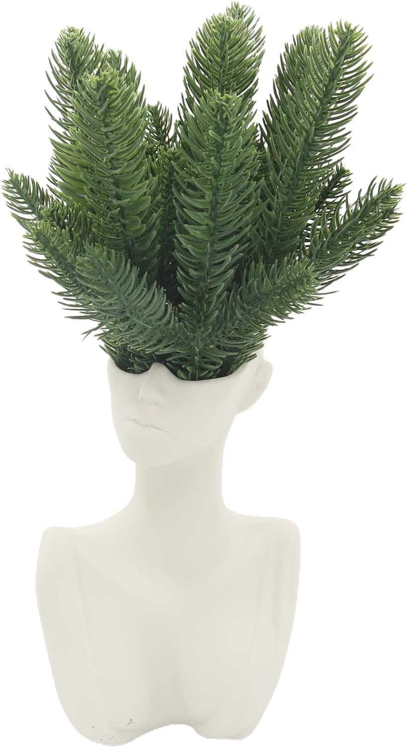 Hananona 50 Pcs Artificial Pine Needles Branches, Christmas Evergreen Picks