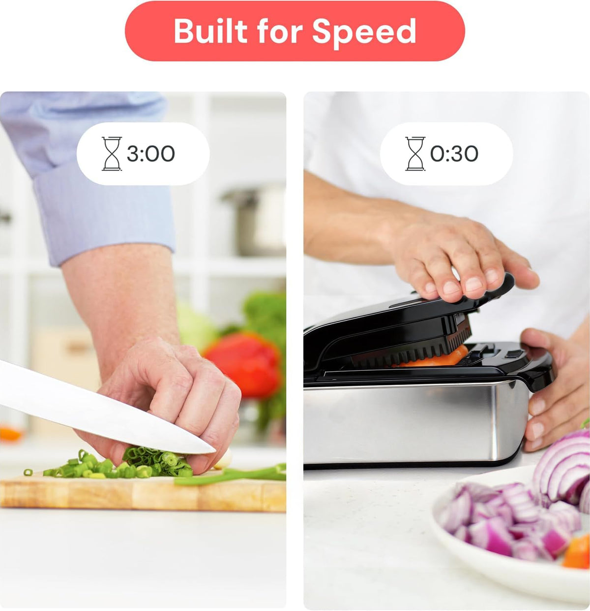 Fullstar Pro Original Vegetable Chopper & Spiralizer, All-in-1 Kitchen Tool
