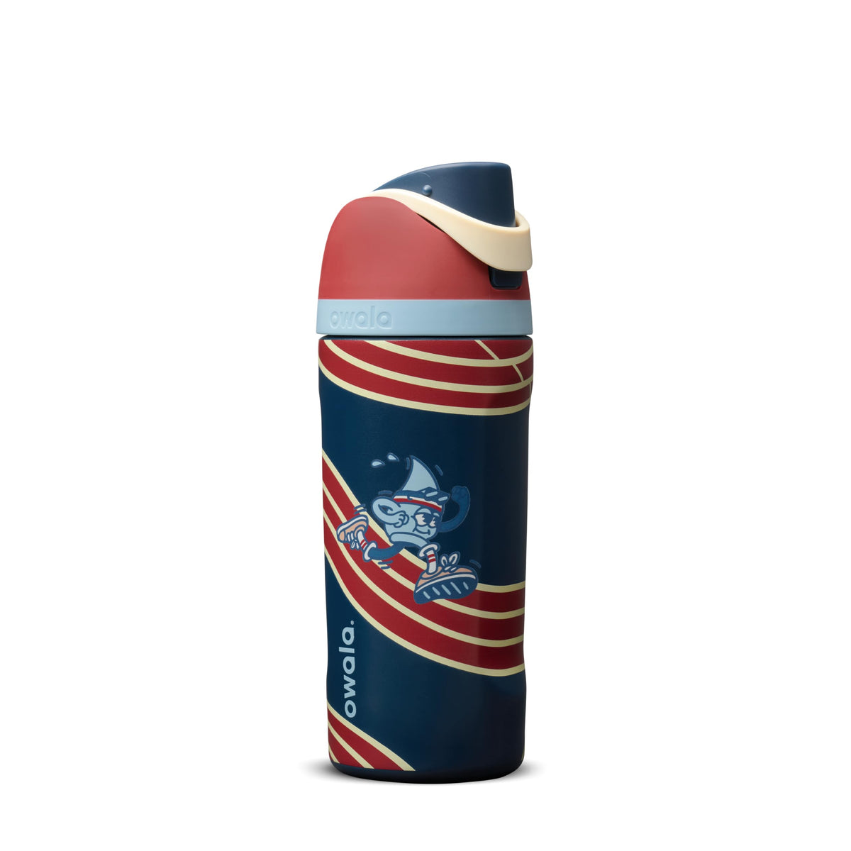 Owala FreeSip Stainless Steel Water Bottle 24 oz Foggy Tide
