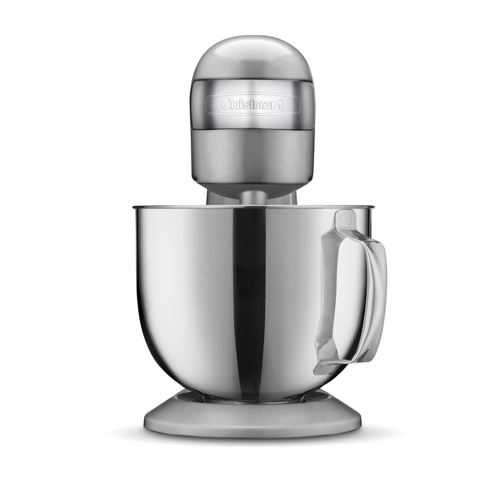 Cuisinart Stand Mixer, 12 Speed, 5.5 Quart Stainless Steel Bowl, Chef’s Whisk, Mixing Paddle, Dough Hook, Splash Guard w/ Pour Spout, Ruby Red, SM-50R, Manual