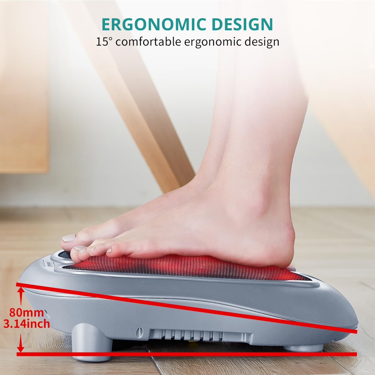 Nekteck Foot Massager with Heat, HSA Eligible FSA Massage Tools Gifts