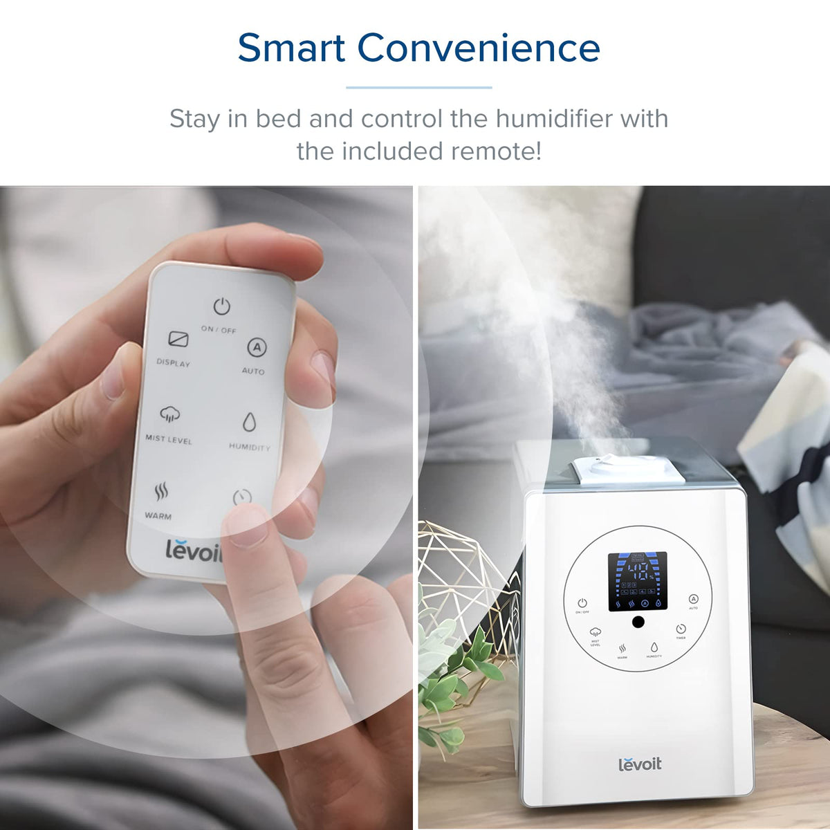 Levoit OasisMist 1000S (10L) Smart Humidifier for Home Large Room Bedroom