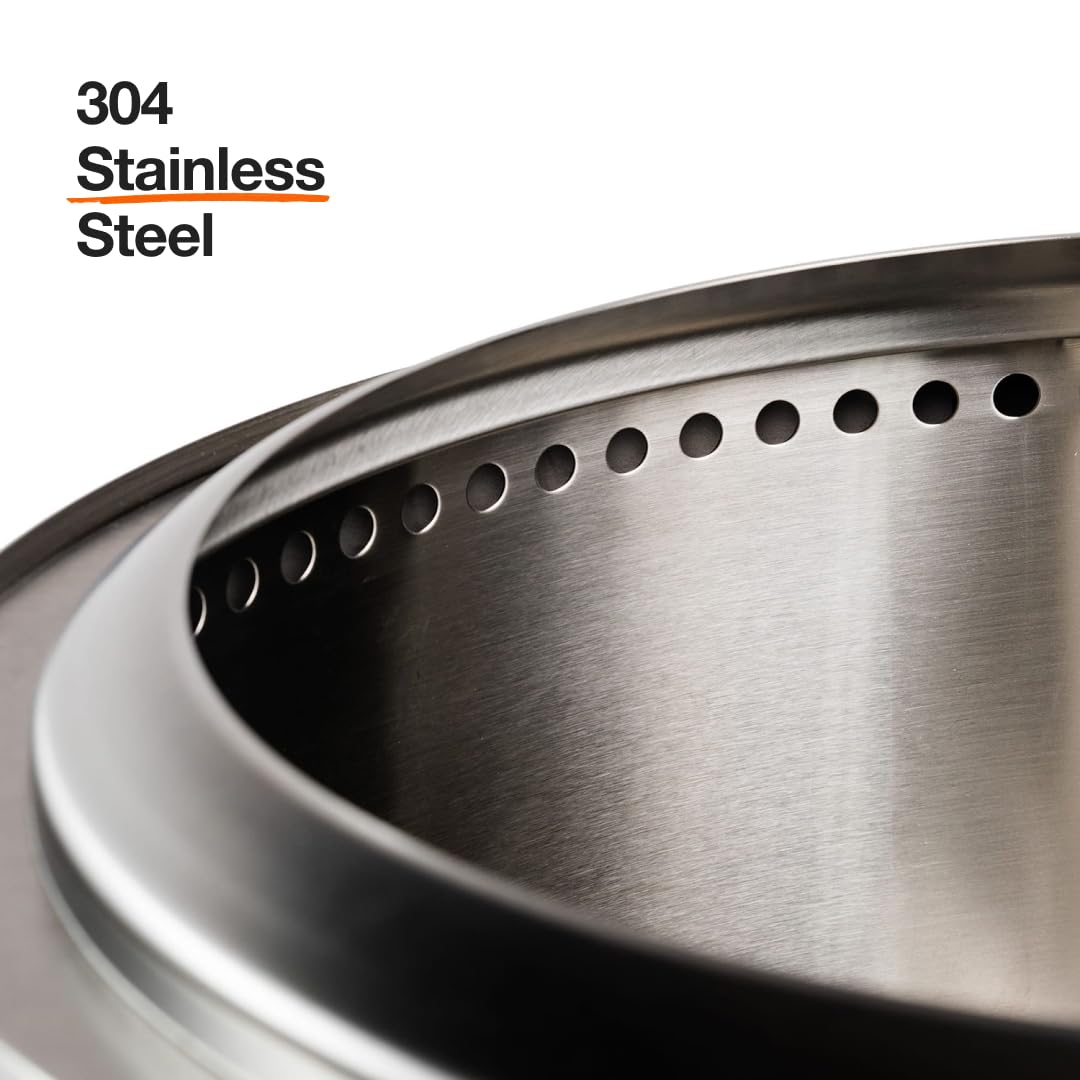 Solo Stove Bonfire w/Stand | 19.5" Smokeless Wood Fire Pit, Gunmetal
