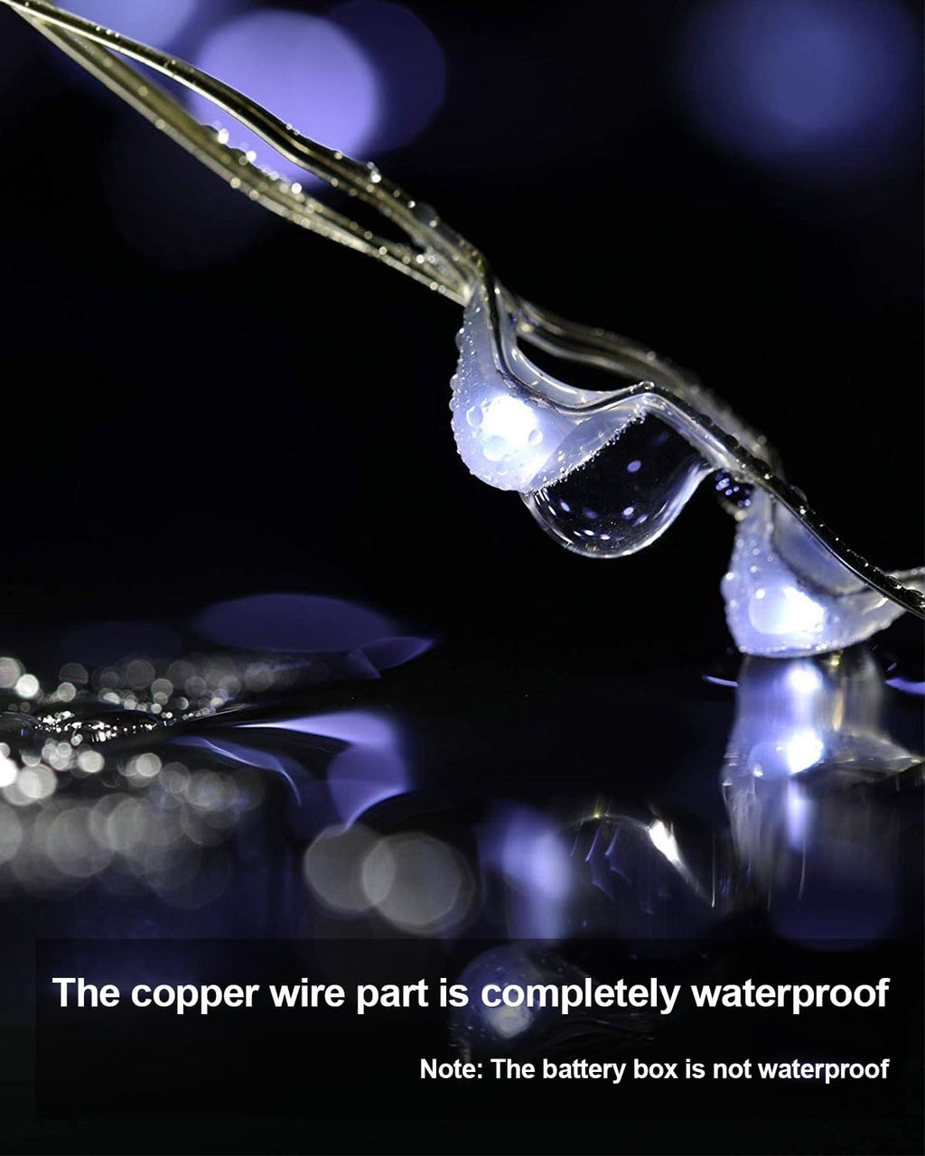 20 Pack Fairy Lights Battery Operated, 3.3ft 20 LED Mini String Lights Twinkle Lights Copper Wire Firefly Starry Lights for Mason Jars Wedding Party Christmas Centerpiece Table Decorations, Warm White