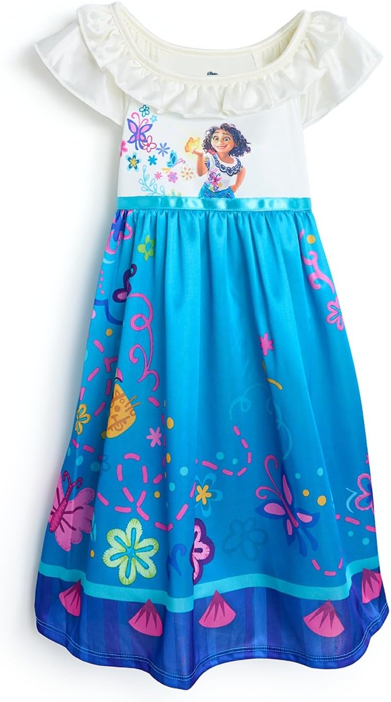 Disney Toddler/Little/Big Girls' Princess Fantasy Gown Nightgown