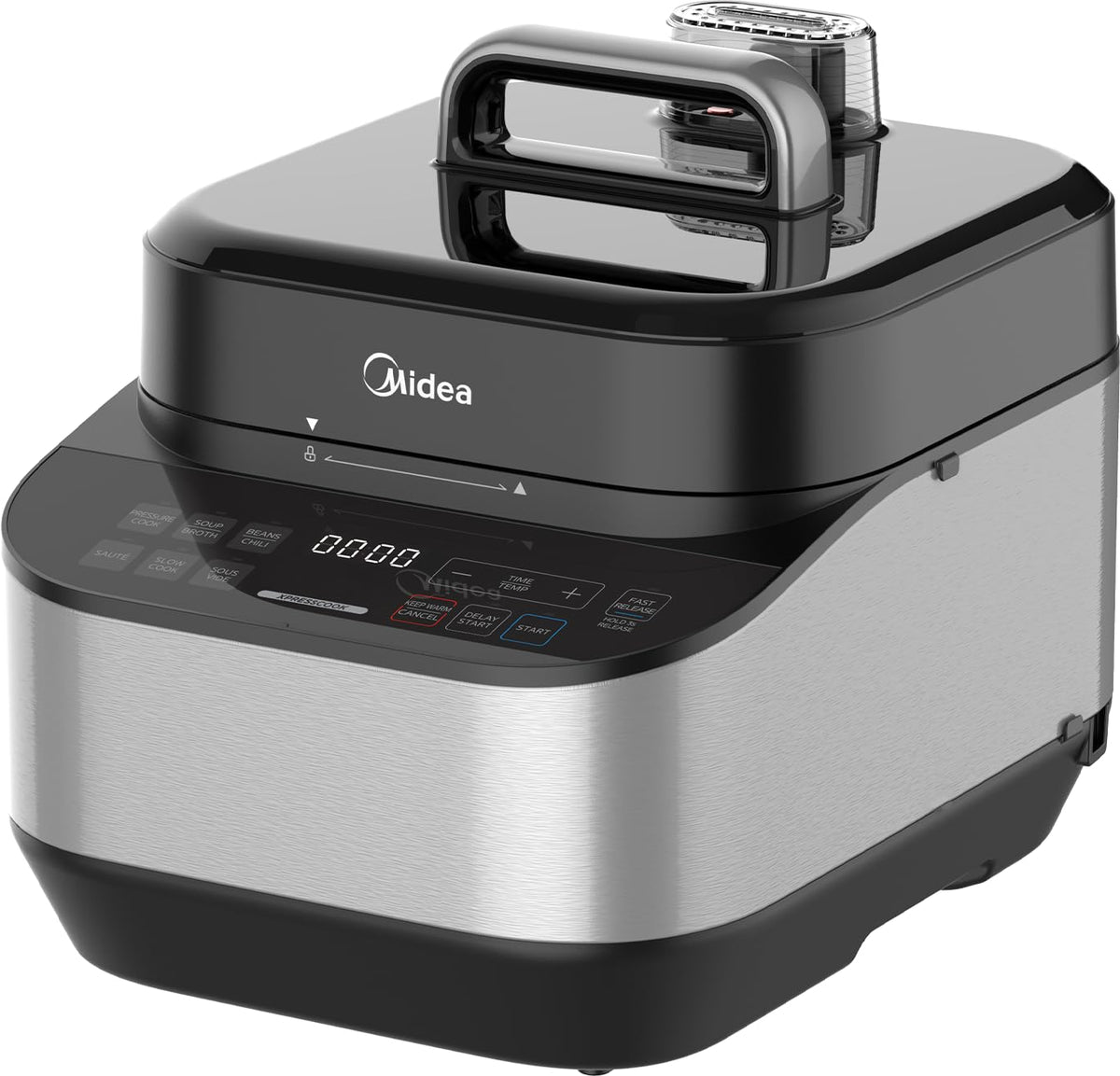 Midea 12-in-1 Electric Pressure Cooker, 6 Quarts, 12 Presets, Multi-Functional Programmable Slow Cooker, Rice Cooker, Steamer, Sauté Pan, Yogurt Maker, and More, Stainless Steel