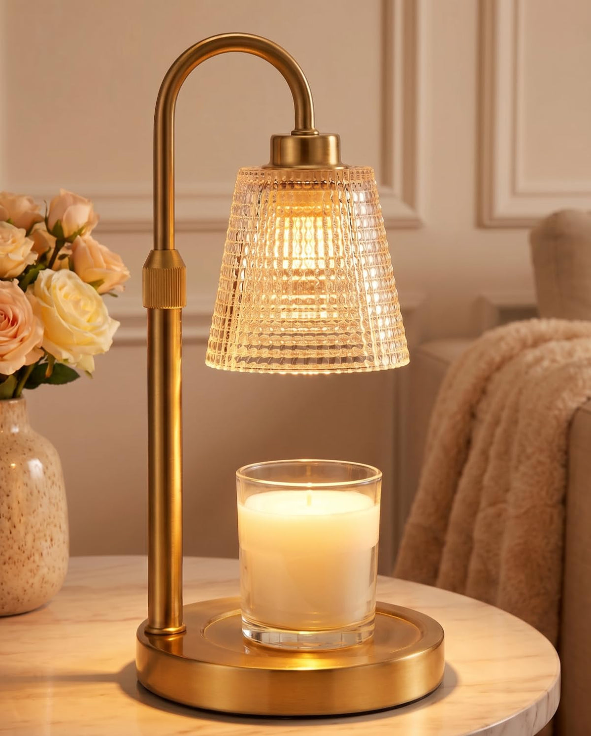 Innqoo Candle Warmer Lamp with Timer Home Decor Birthday Gifts for Women