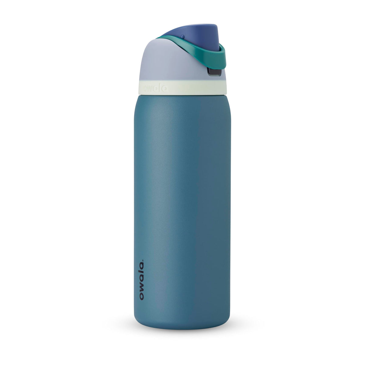 Owala FreeSip Stainless Steel Water Bottle 24 oz Foggy Tide