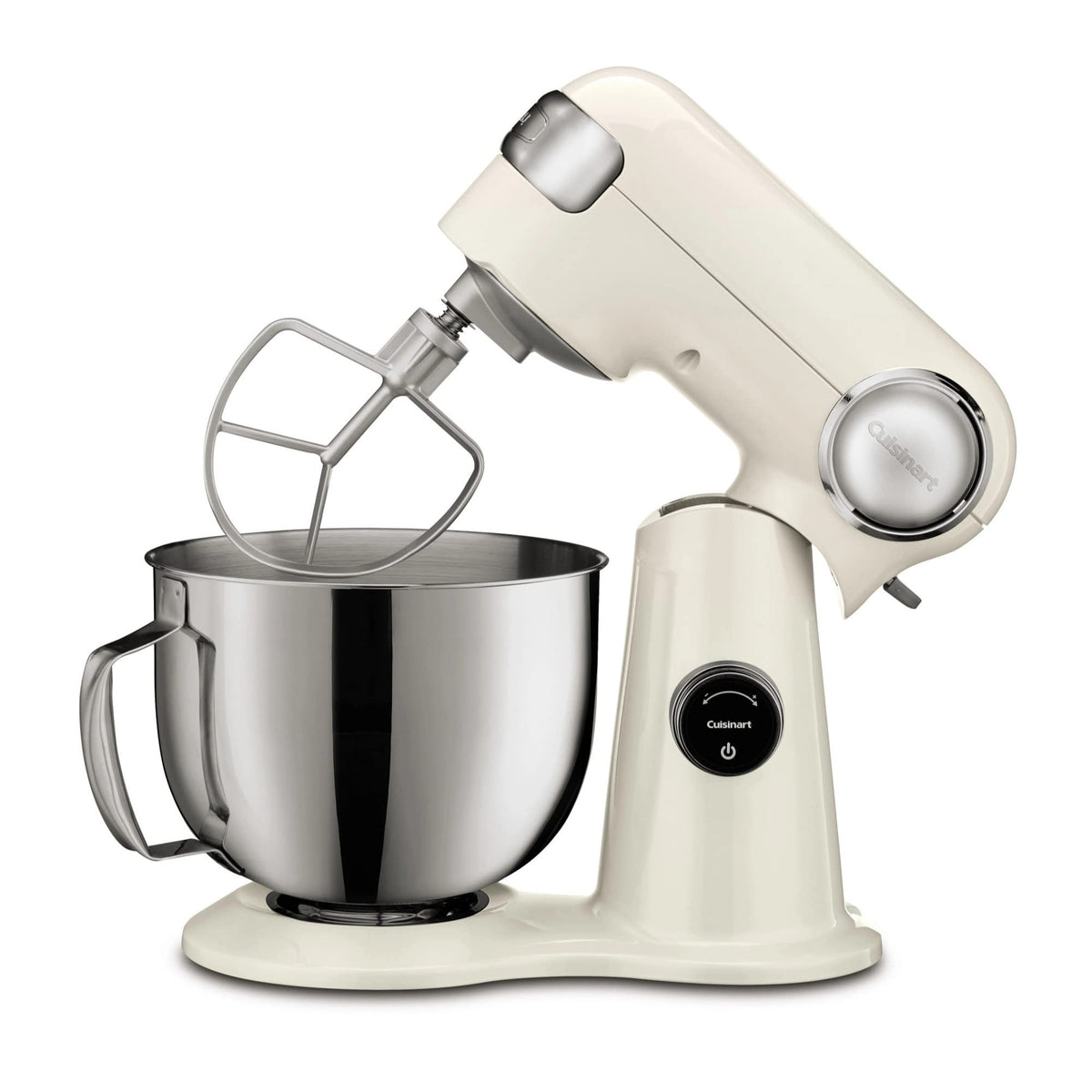 Cuisinart Stand Mixer, 12 Speed, 5.5 Quart Stainless Steel Bowl, Chef’s Whisk, Mixing Paddle, Dough Hook, Splash Guard w/ Pour Spout, Ruby Red, SM-50R, Manual