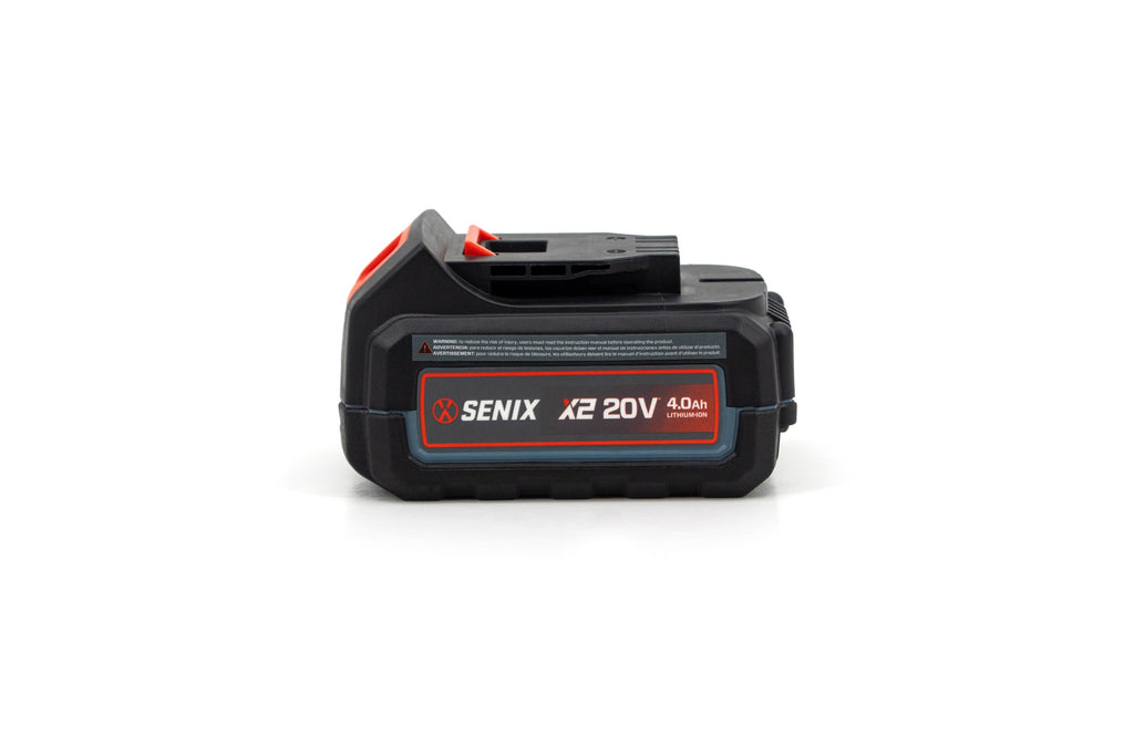 SENIX 40V 21-Inch Cordless Snow Blower with Variable-Speed Steel Auger