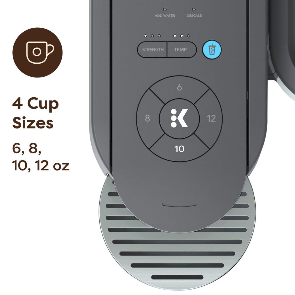 Keurig K-Supreme Gen 2, Hot and Iced Single Serve Coffee Maker, Warm Stone