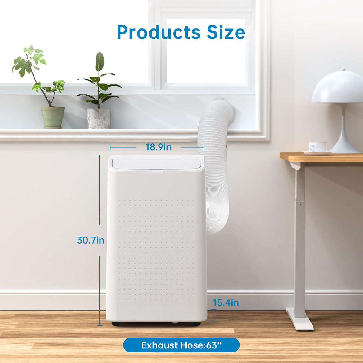 Garvee 3-in-1 Portable Air Conditioner, 14000 BTU (10200 BTU SACC) AC Unit