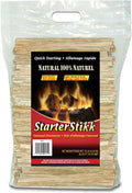Pine Mountain, Fatwood StarterStikk, Natural Firestarting Sticks for Campfire, Fireplace, Wood Stove, Fire Pit, Indoor & Outdoor Use, 10 Pound