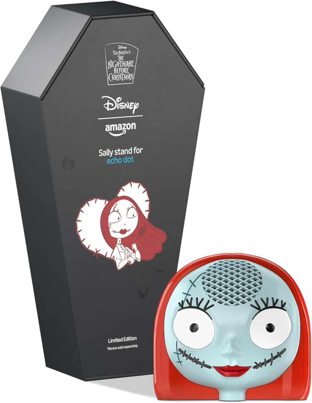 Limited Edition, Disney Tim Burton’s The Nightmare Before Christmas Sally Stand for Amazon Echo Dot (4th & 5th Generations). Device Sold Separately.