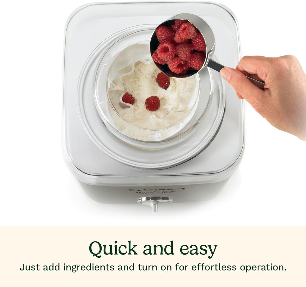 Cuisinart Ice Cream Maker Machine, Fully Automatic, 2 qt, ICE-30BCP1ES