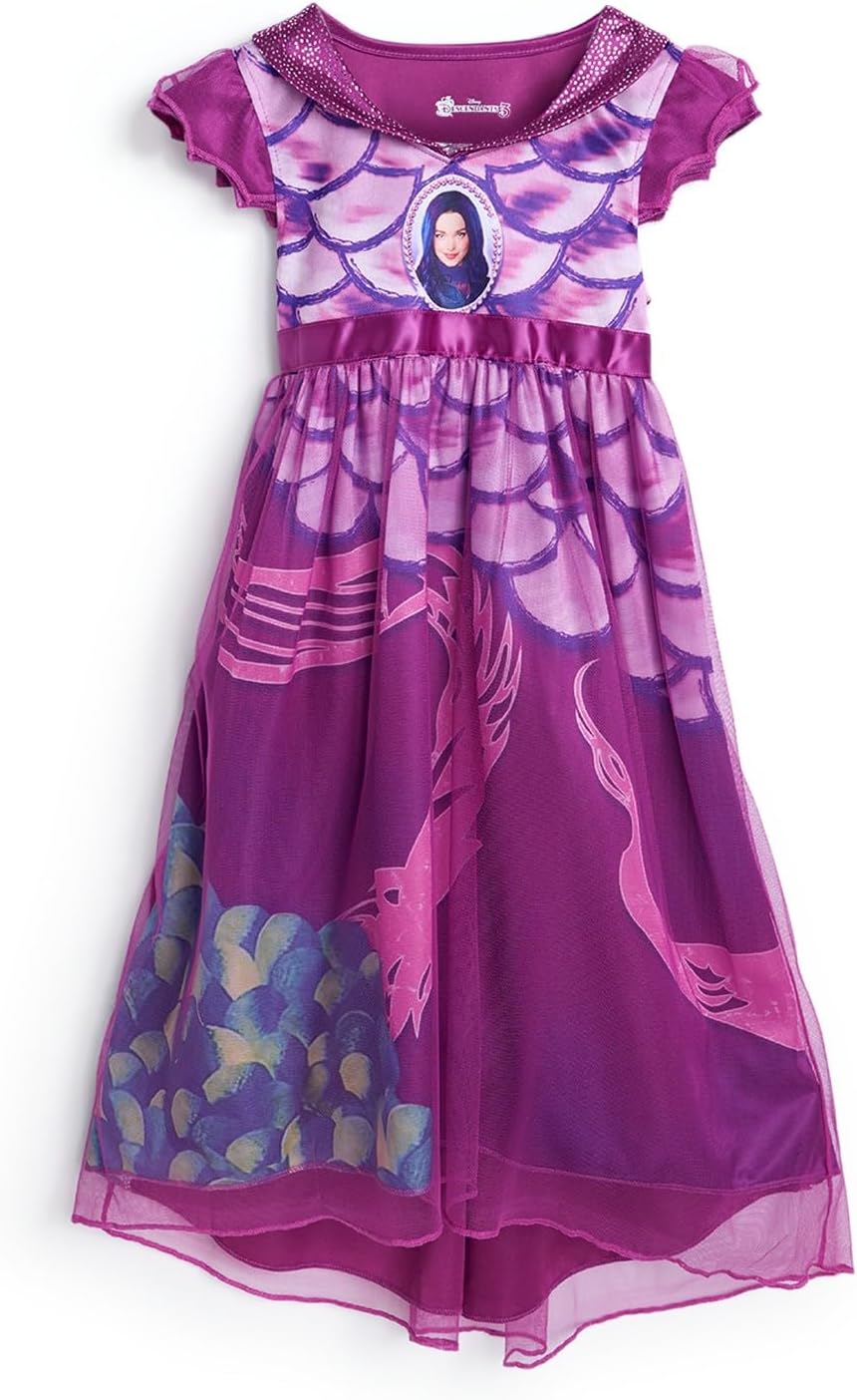 Disney Toddler/Little/Big Girls' Princess Fantasy Gown Nightgown