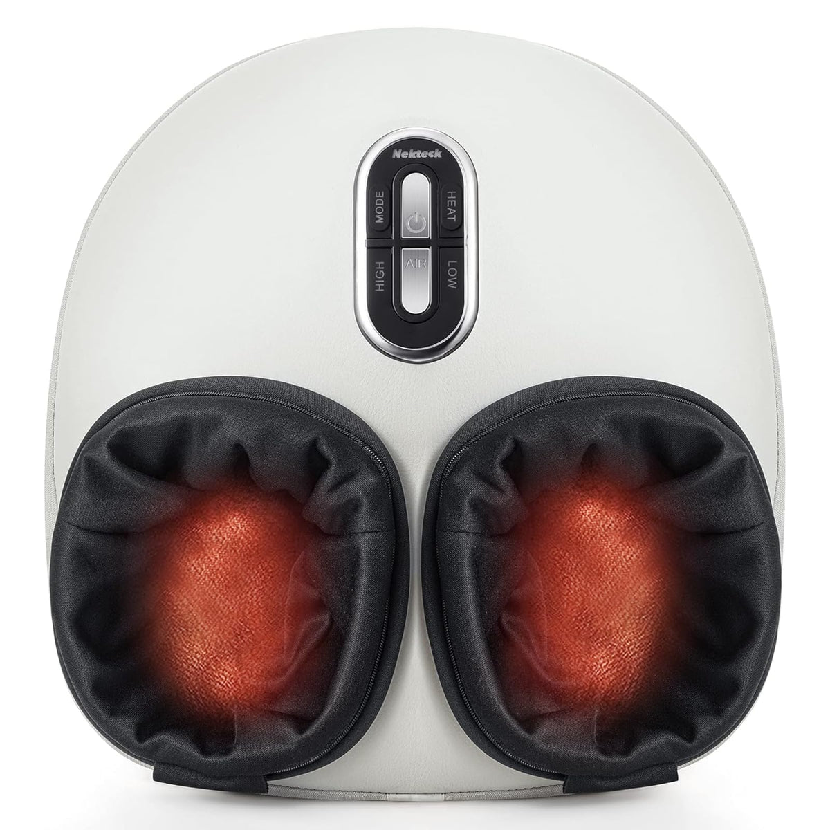 Nekteck Shiatsu Foot Massager with Heat [2026 Upgraded], 3 Modes Deep Kneading Therapy Air Compression, Feet Massage for Plantar Fasciitis, Relaxation Gifts for Men Women Mom Dad Birthday