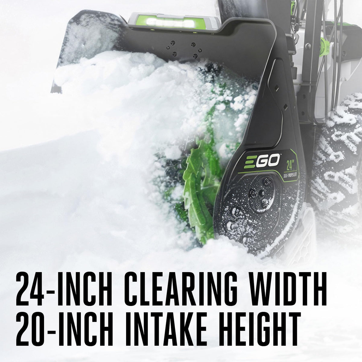 EGO Power+ 21" Electric Snow Blower, Gray/Black, Cordless Steel Auger, Includes (2) 56V 5.0Ah Batteries and Dual Port Charger, SNT2112