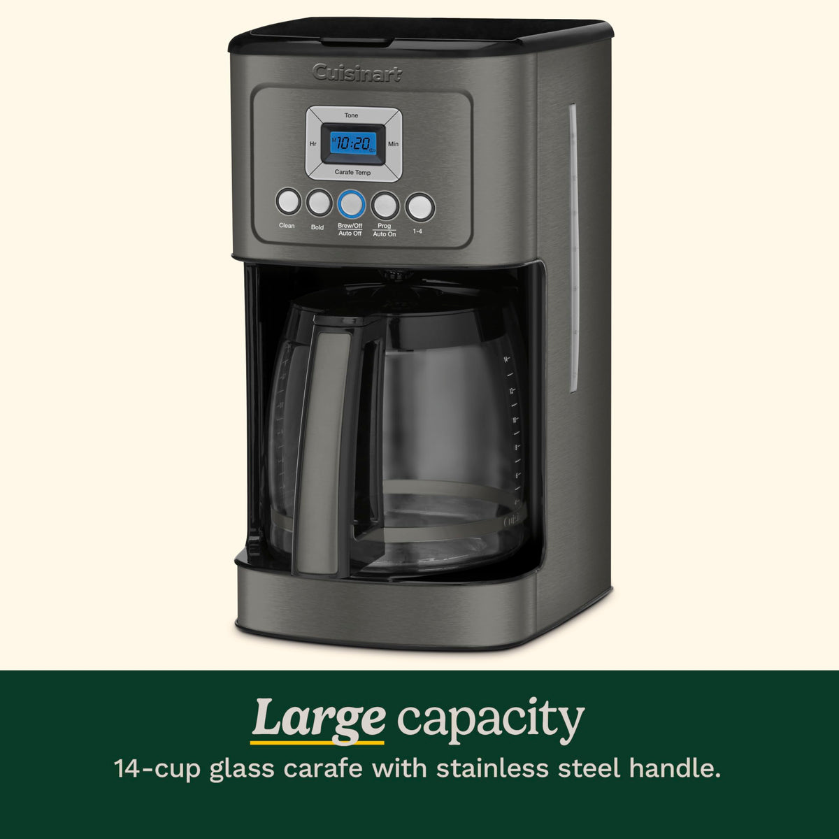Cuisinart Coffee Maker, Programmable, 14-Cup Glass Carafe, DCC-3200