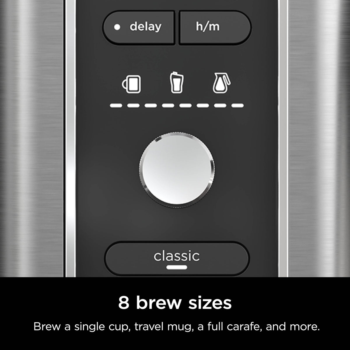 Ninja Coffee Maker, 10-Cup Carafe, Fold-Away Frother, Black, CM401