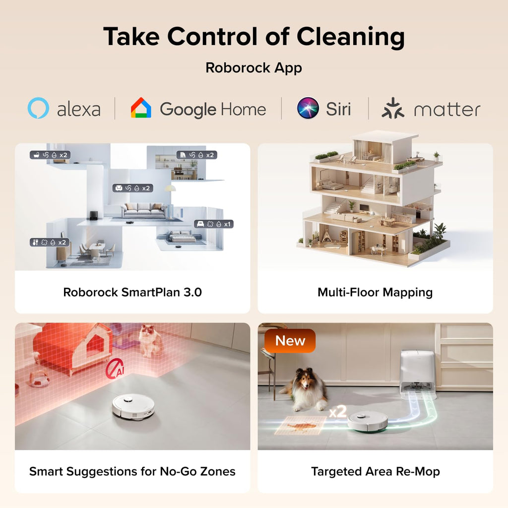 roborock 2026 New Qrevo 2 Pro Robot Vacuum and Mop, 20,000Pa Suction