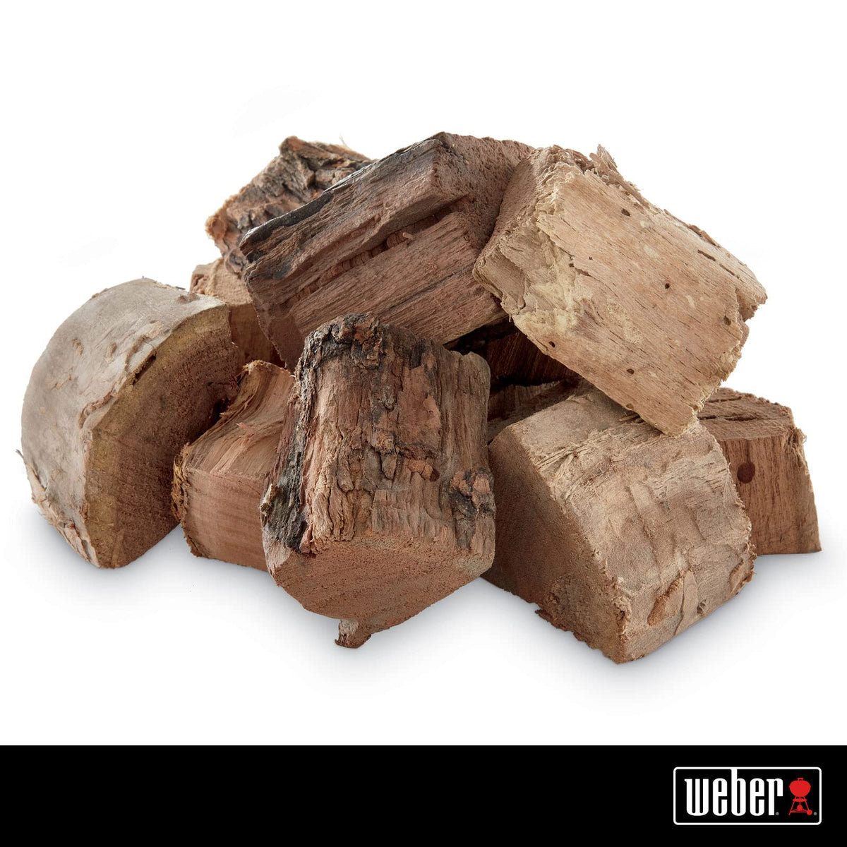 Weber® Cherry Wood Chunks, Outdoor Cooking Fuel, 4 lb