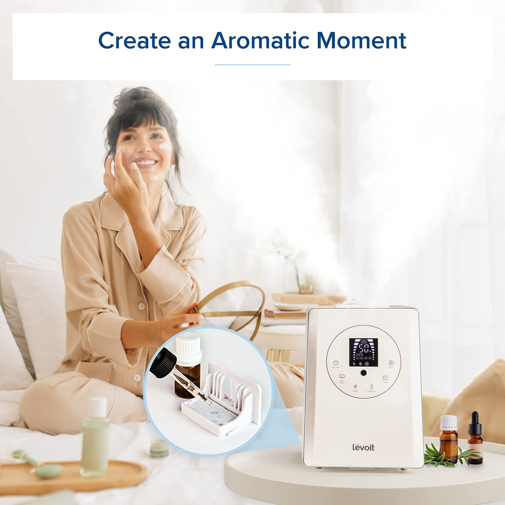 Levoit OasisMist 1000S (10L) Smart Humidifier for Home Large Room Bedroom