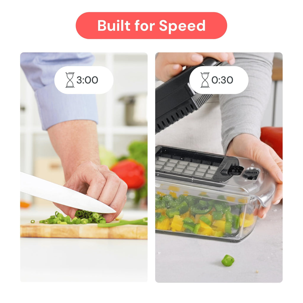 Fullstar Pro Original Vegetable Chopper & Spiralizer, All-in-1 Kitchen Tool