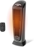 Lasko 23" Ceramic Tower Space Heater with Remote Control - Silver - 751320