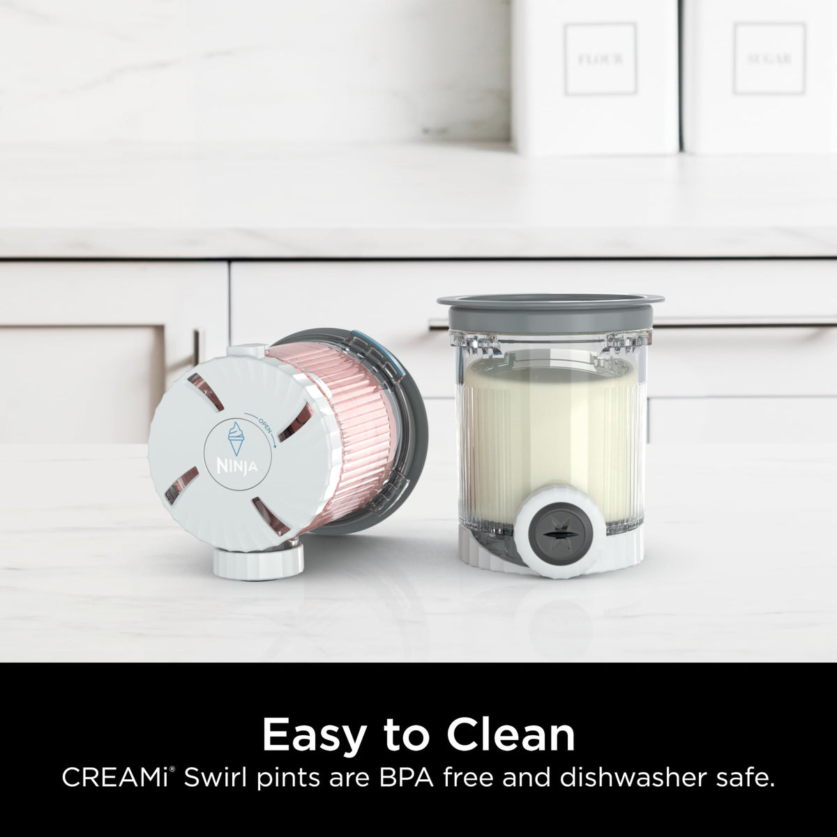 Ninja Creami Scoop & Swirl 13-in-1 Ice Cream and Soft Serve Maker, NC701