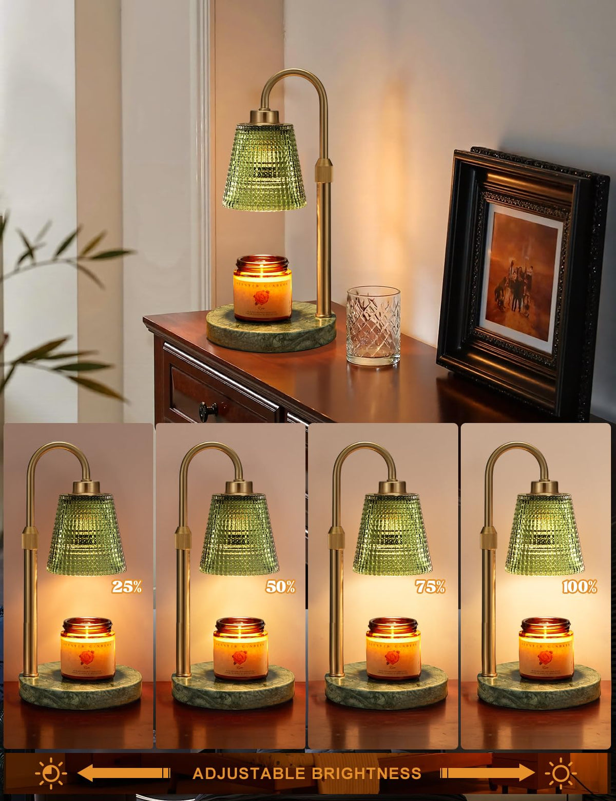 Innqoo Candle Warmer Lamp with Timer Home Decor Birthday Gifts for Women