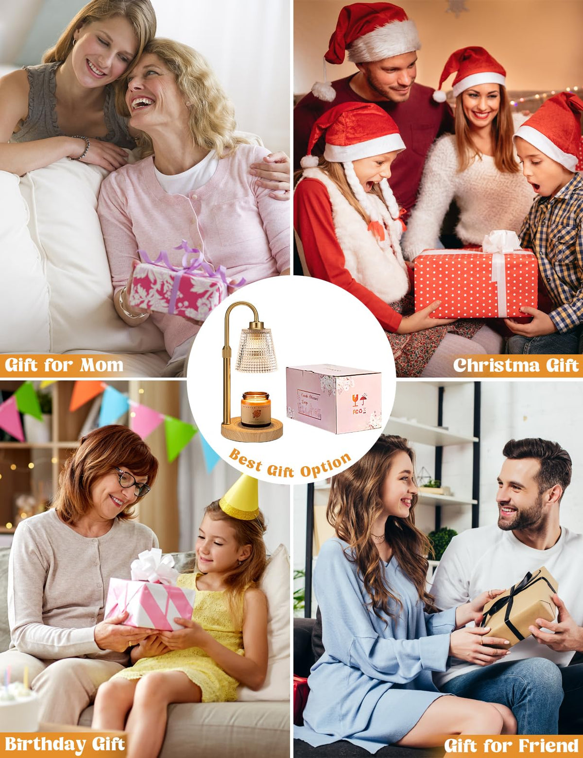 Innqoo Candle Warmer Lamp with Timer Home Decor Birthday Gifts for Women