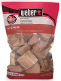 Weber® Cherry Wood Chunks, Outdoor Cooking Fuel, 4 lb