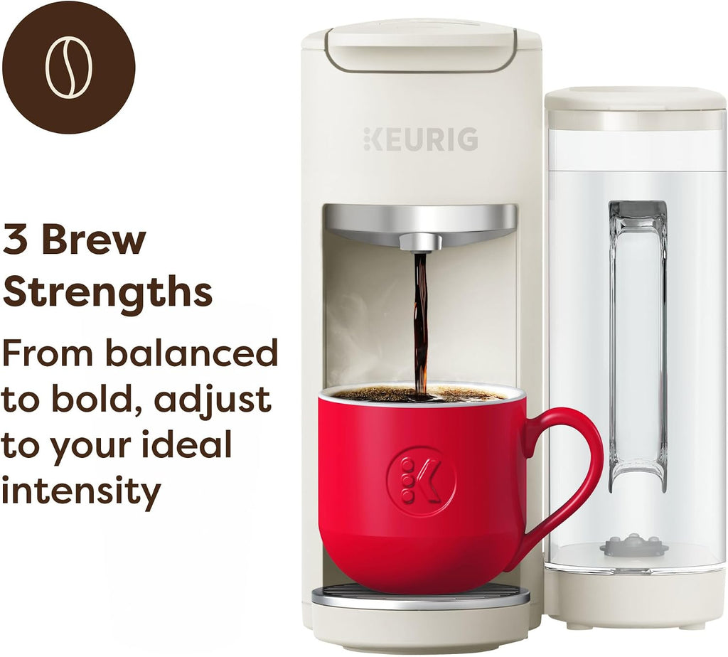 Keurig K-Supreme Gen 2, Hot and Iced Single Serve Coffee Maker, Warm Stone